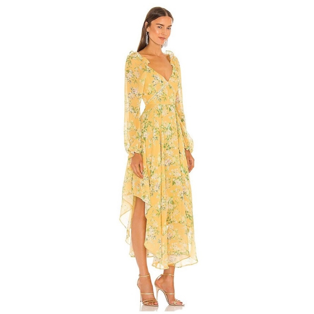 NEW SAU LEE Georgia Dress Yellow